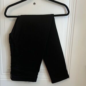 Levi's Black Denim Jeans with Leather Logo Patch